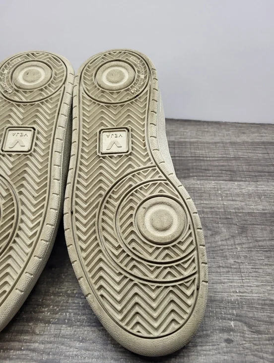 VEJA V-90 Suede Leather White Blue Low-Top Sneaker Shoes Womens Size 8 - Picture 8 of 10